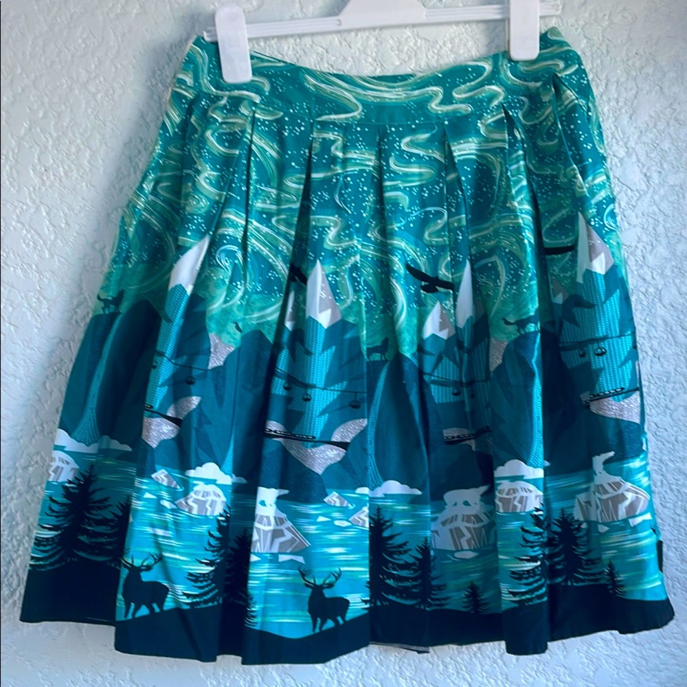 Scenic Teal Skirt